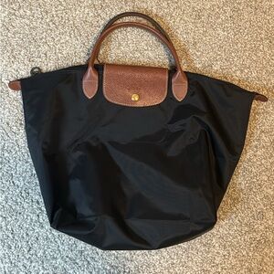 Black Medium Longchamp Bag, Perfect Condition